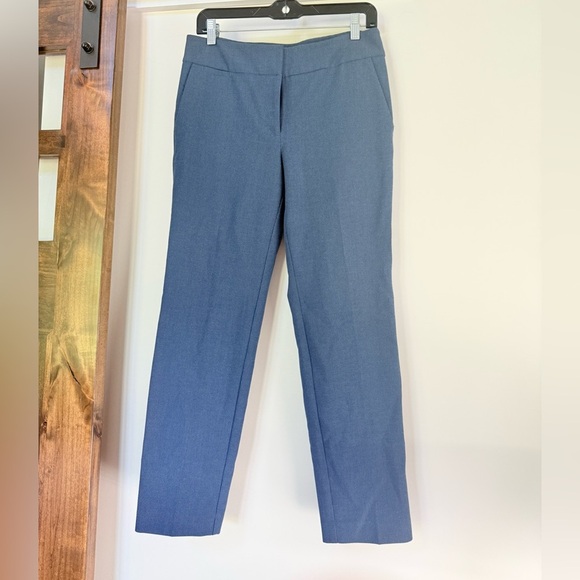 LOFT Outlet Women's Modern Skinny Ankle Pants Blue Stretch - Size 4 - Picture 5 of 6